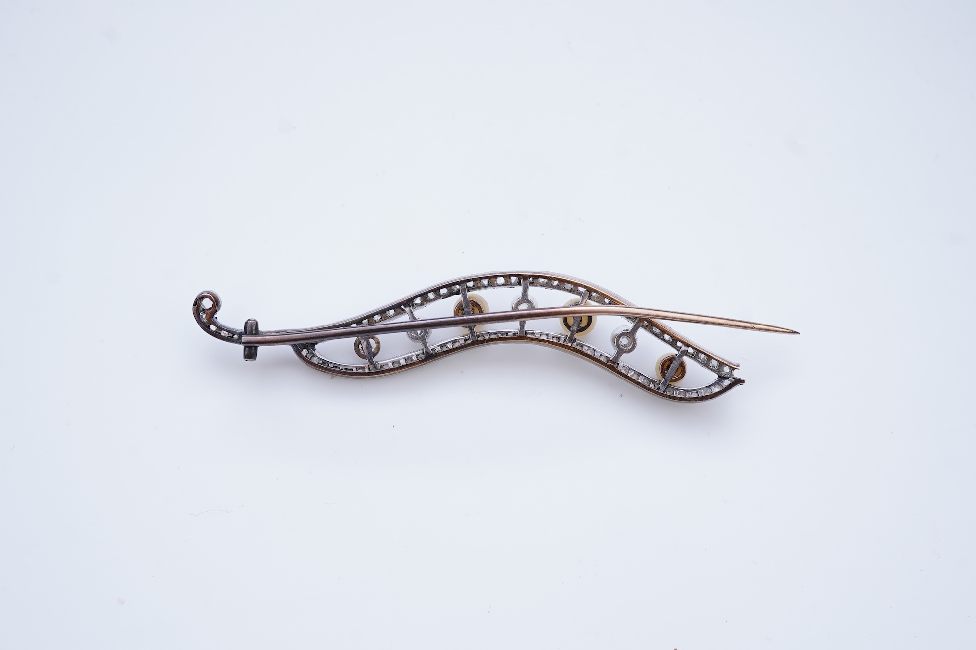 A diamond brooch, circa 1920